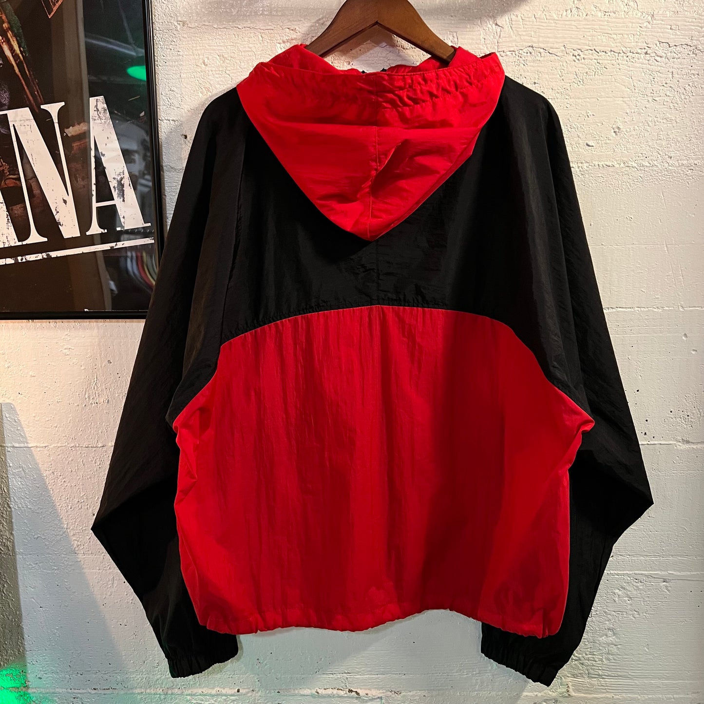 Vintage 90's Marlboro Adventure Team Windbreaker - Size Large - Red/Black/Yellow