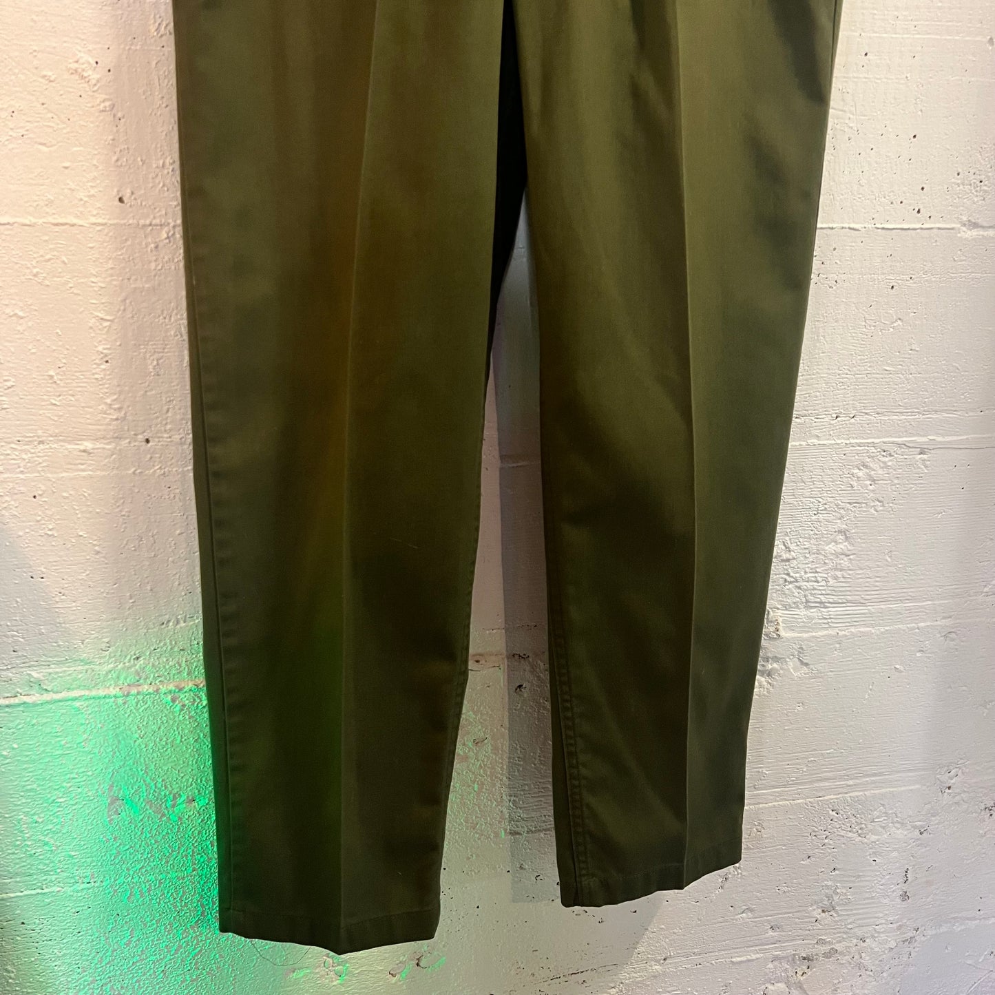 Vintage 1980's U.S. Military (USGI) OG-507 Durable Press UtilityTrousers - Size 32x31 - Olive Drab Green