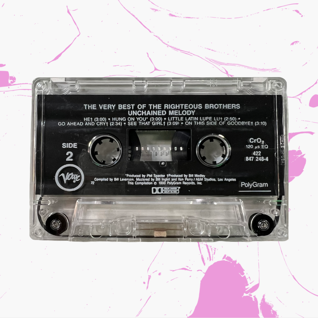 Vintage 1990 The Righteous Brothers 'Unchained Melody' Cassette Tape