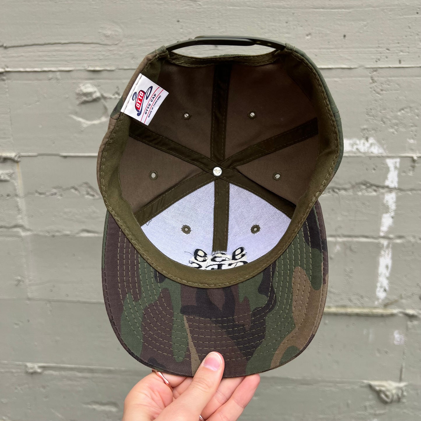 Vintage 939th Civil Engineer Squadron Woodland Camo Snapback Hat - O/S - Camouflage