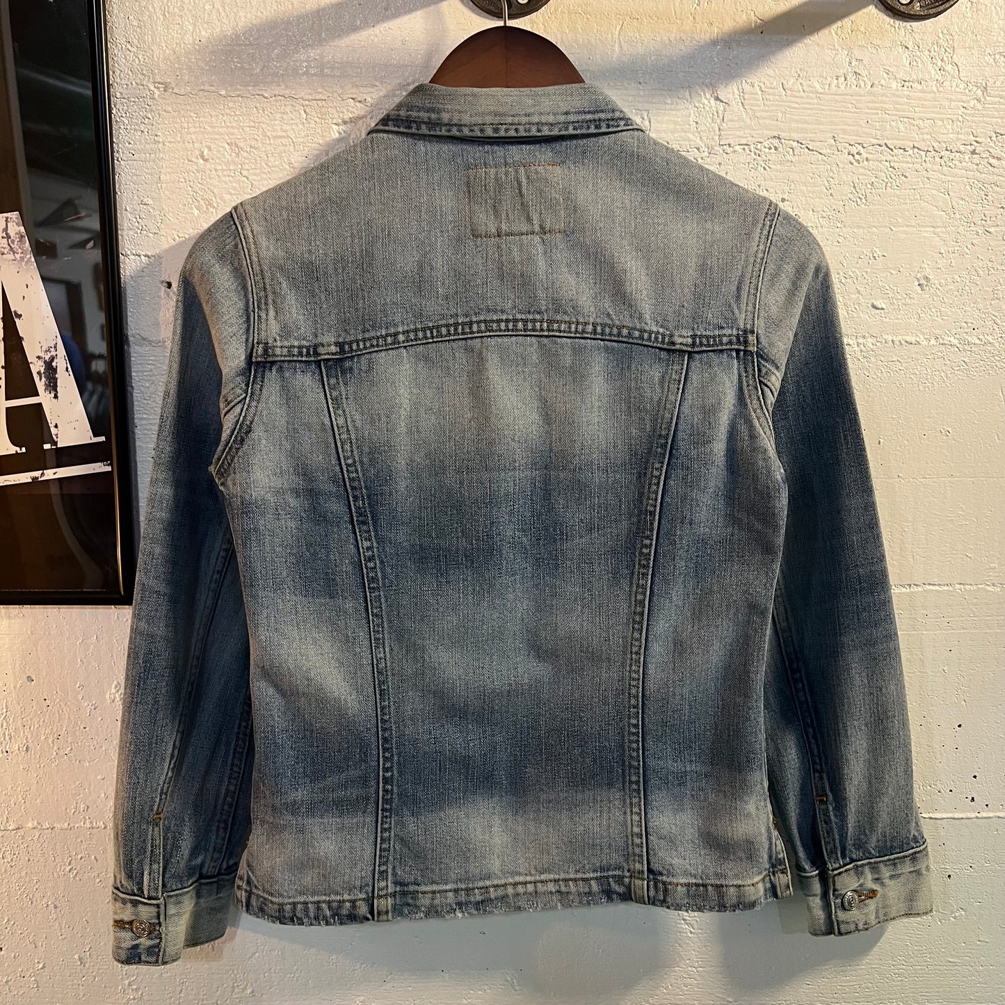 Vintage 2000's True Religion Denim Jacket - Size XS - Light Wash Denim