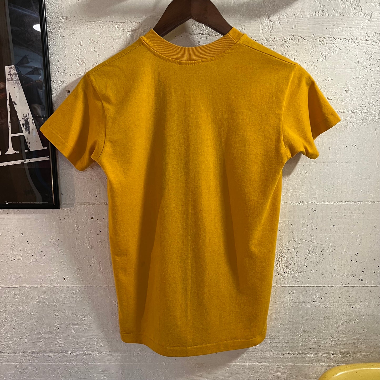 Vintage 90’s Arizona Cowboy Single Stitch Baby T-Shirt - Size Youth Large - Made In USA - Yellow/Multi