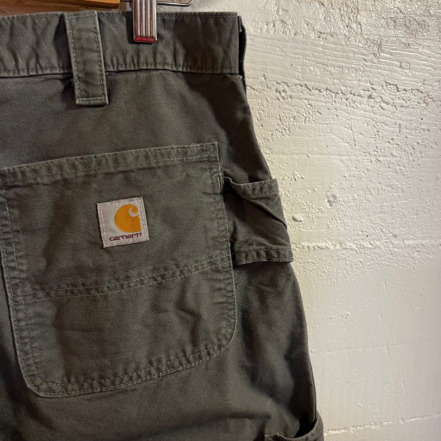 Carhartt Ripstop Canvas Carpenter Shorts - Size 33" x 10" - B147-FAT