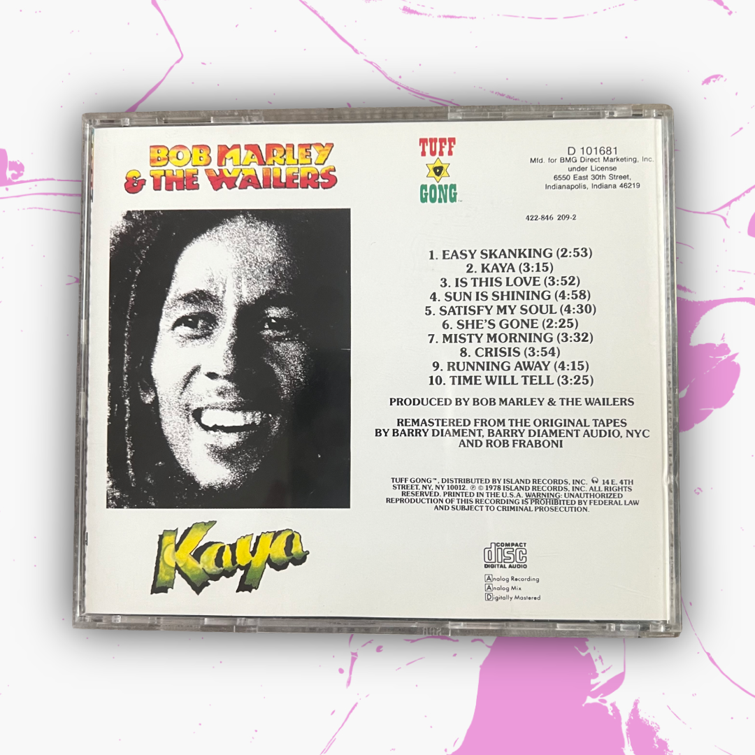Vintage 1978 Bob Marley & The Wailers ‘Kaya’ CD