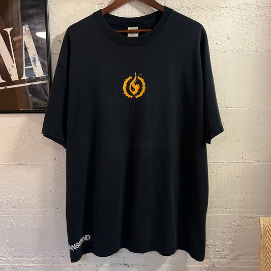 Vintage 2000’s Transcend Kiteboarding Graphic T-Shirt - Size XL - Black/Orange/White
