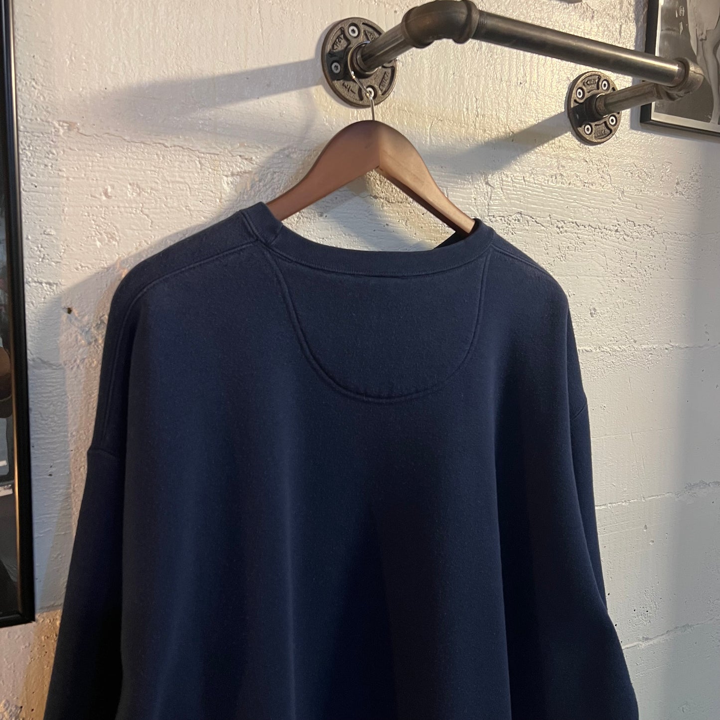 Vintage Faded Nike Carolina Tar Heels ‘UNC’ Crewneck Sweatshirt - Size XXL - Navy/Baby Blue