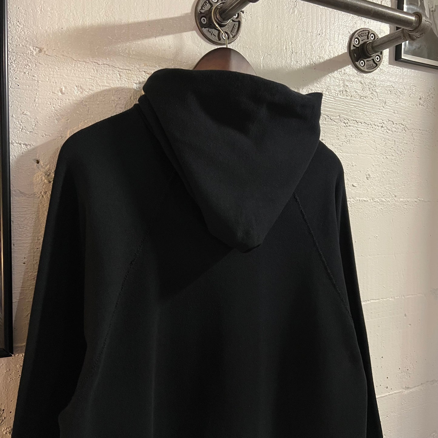 Vintage 80’s U.S. Army Military Raglan Sleeve Hoodie Sweatshirt - Size XL - Made In USA - Black/Yellow