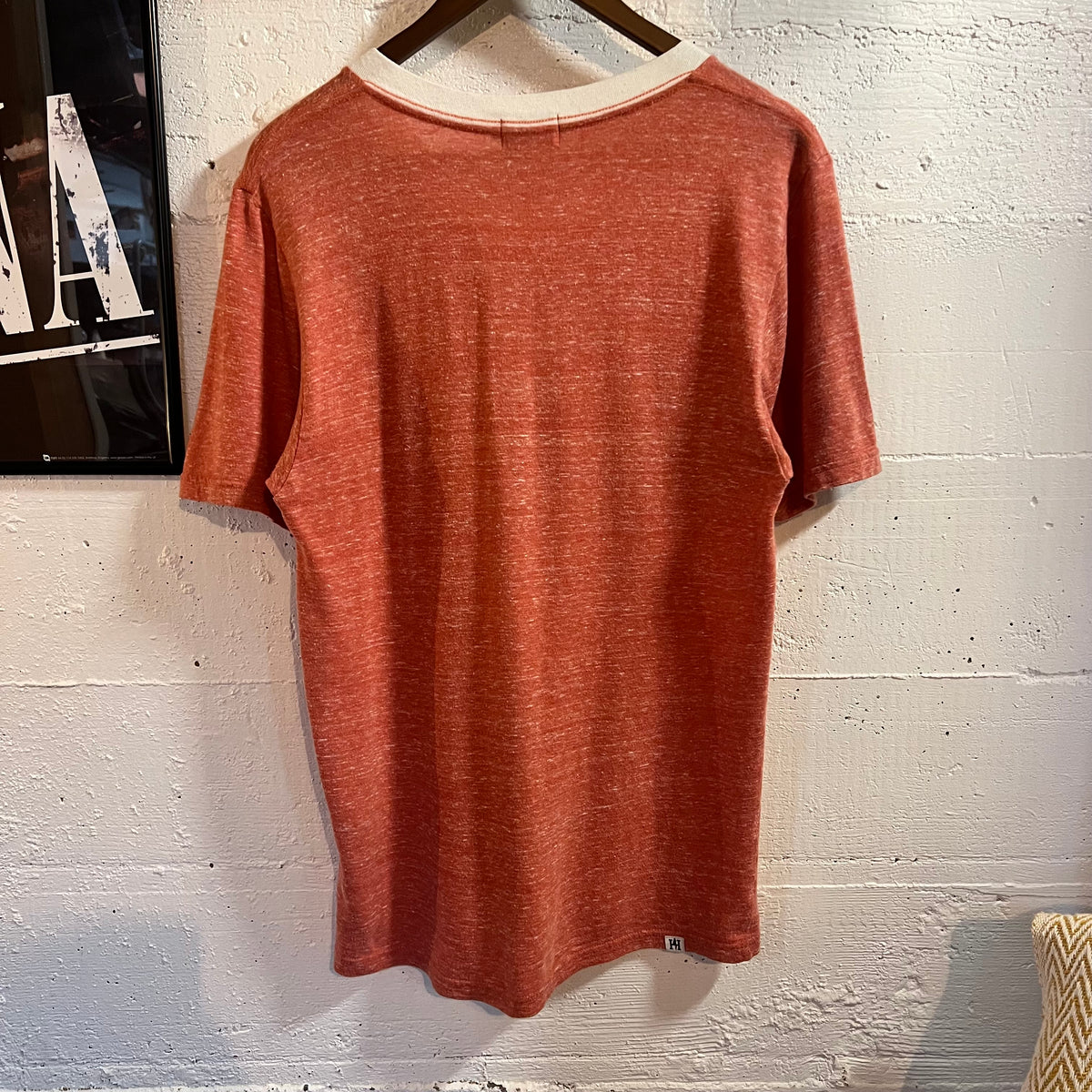 Vintage 90's Hysteric Glamour Graphic Ringer T-Shirt - Size Small - Made In Japan - Red/White