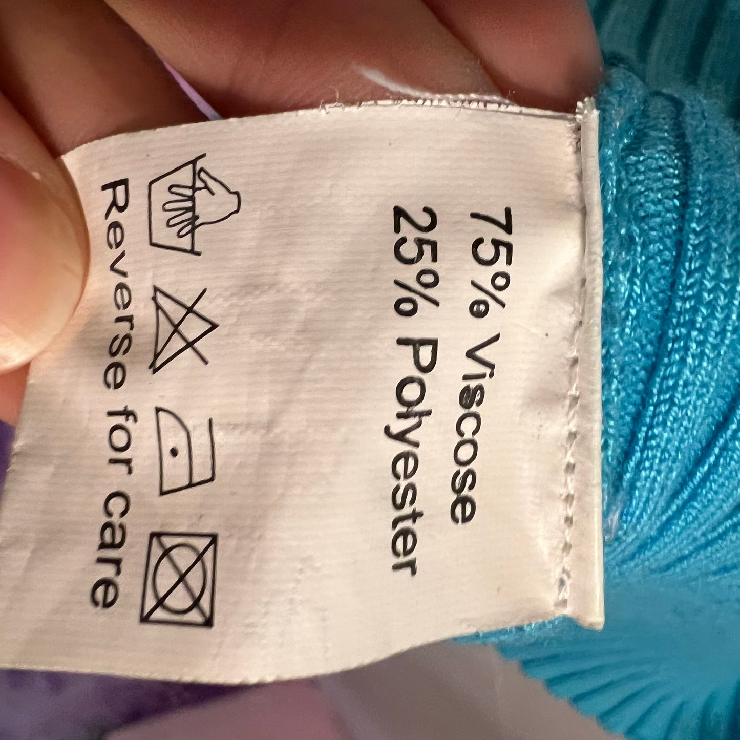 Belldini Bedazzled Zipper Short Sleeve Knitted Sweater - Size Large - Blue