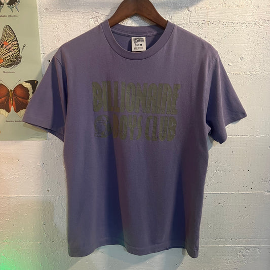 Vintage Billionaire Boys Club Astronaut Curve Logo T-Shirt - Size Medium - Lavender - Single Stitch