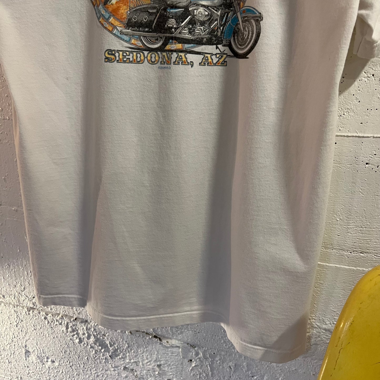 Vintage 2007 Harley Davidson Grand Canyon ‘Sedona, AZ’ Graphic T-Shirt - Size XL - Made In USA - White/Multi
