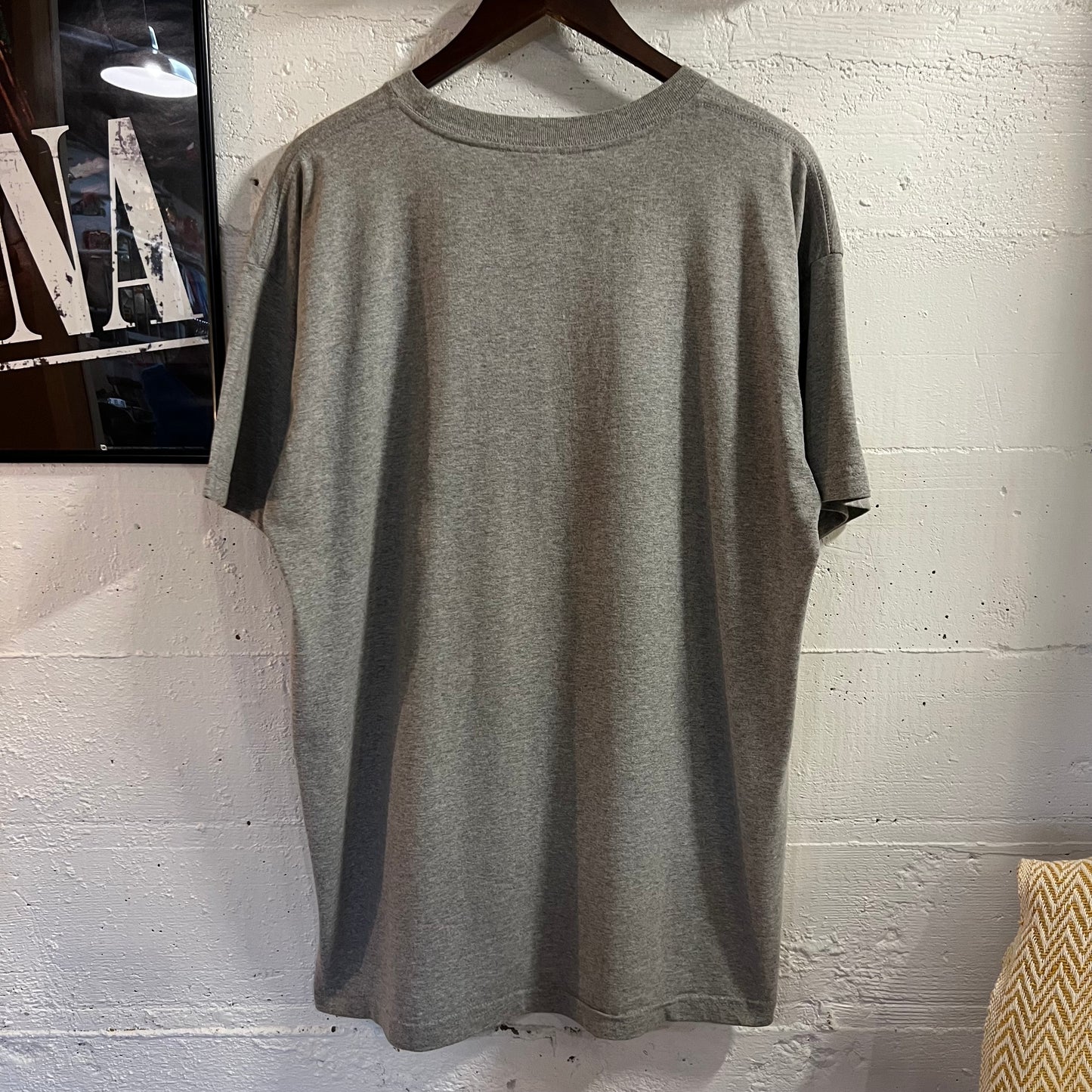*Pre-Owned* Sneeze Magazine x Virgil Abloh No. 50 2021 Graphic T-Shirt - Size XL - Made In USA - Heather Grey