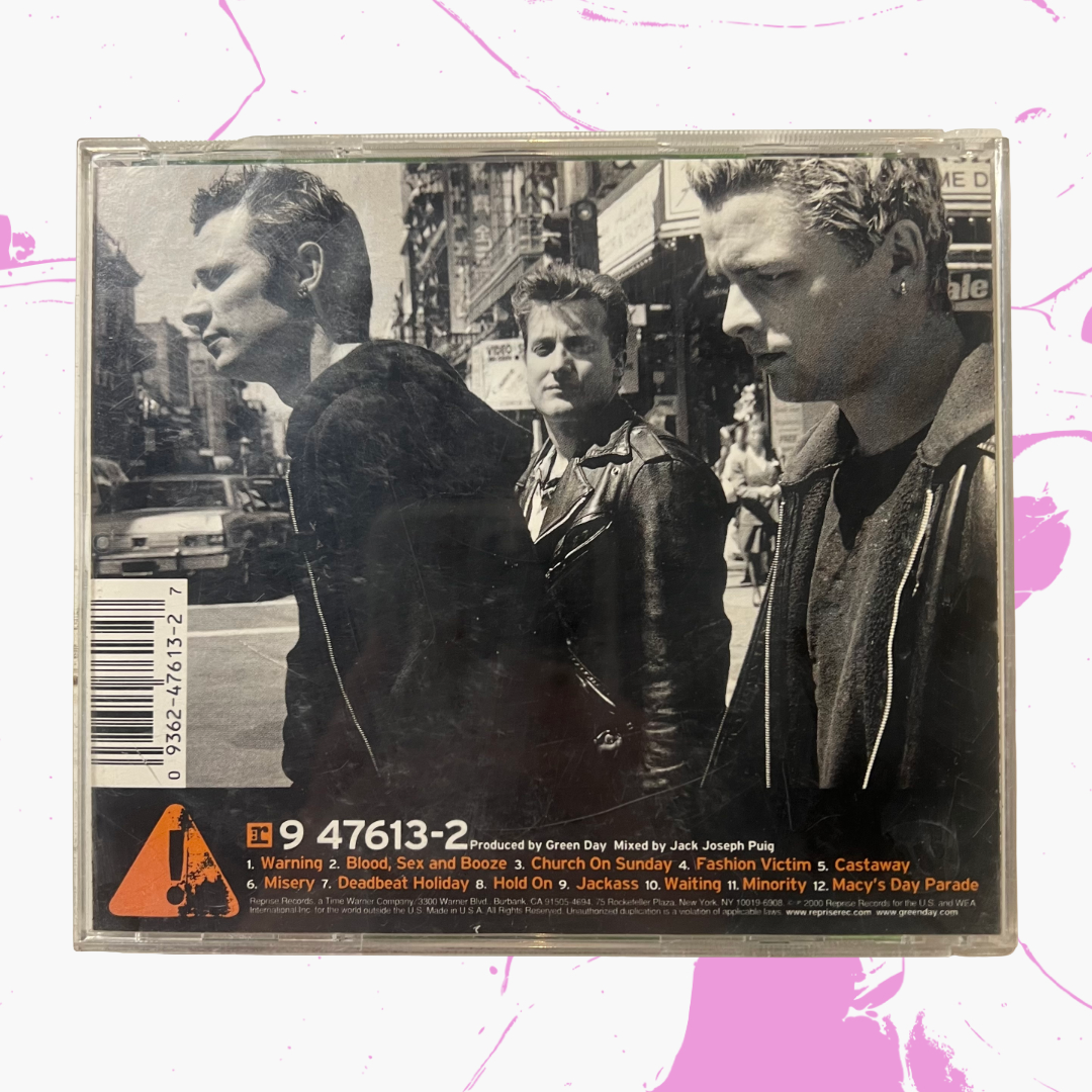 Vintage 2000 Green Day 'Warning:' CD