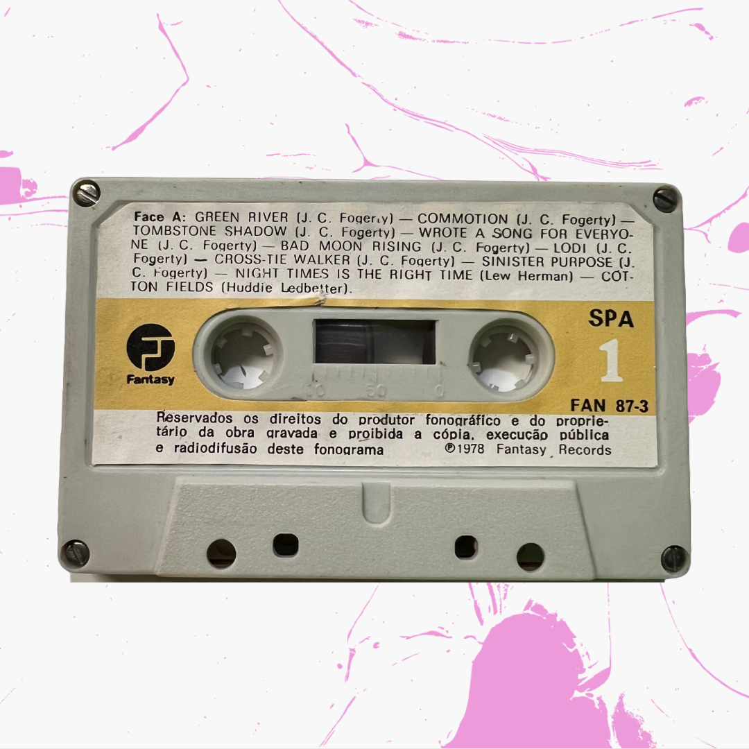Vintage 1978 Creedence Clearwater Revival 'Double Playing Time' Cassette Tape