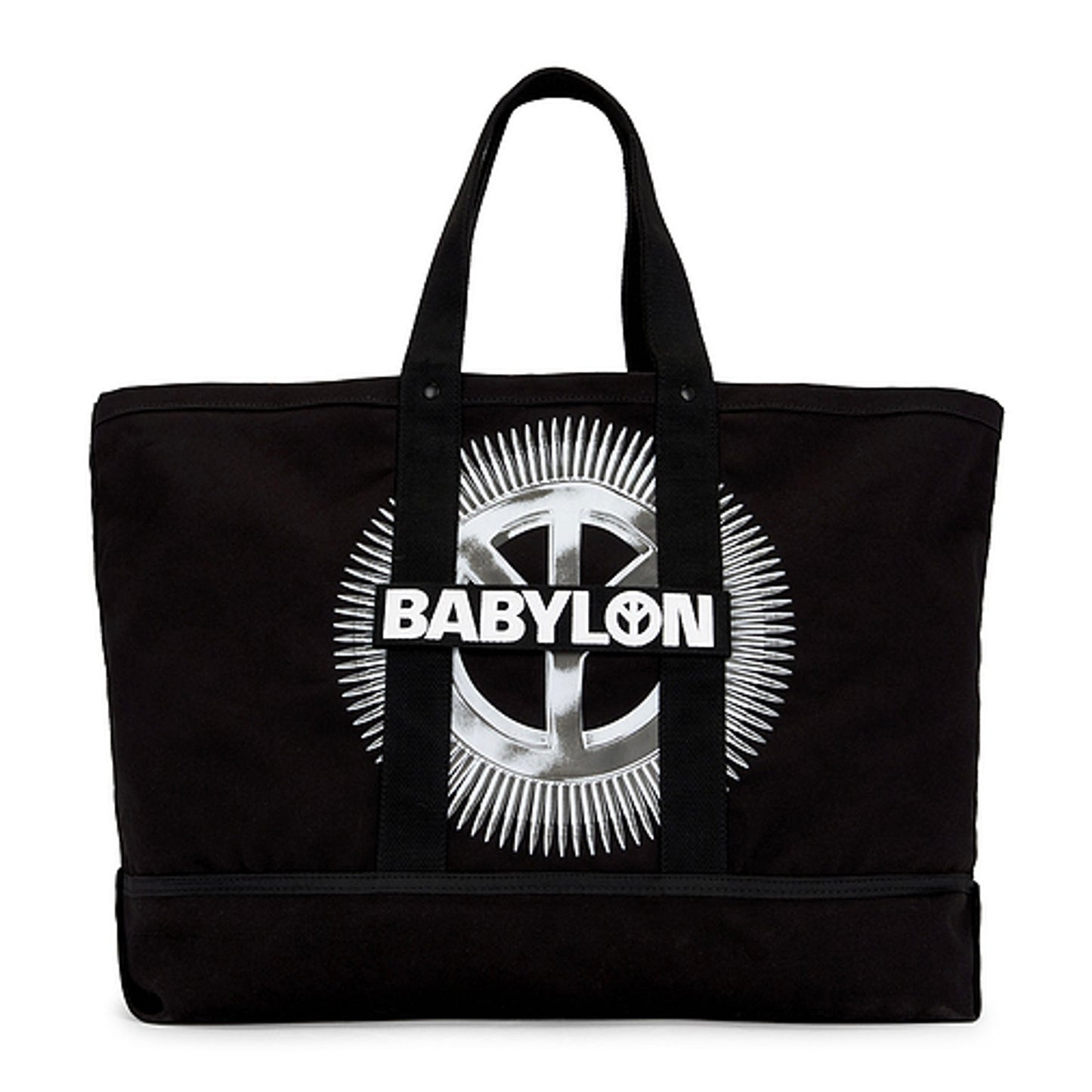*New* Babylon Bullet Canvas Tote Bag - O/S - Black