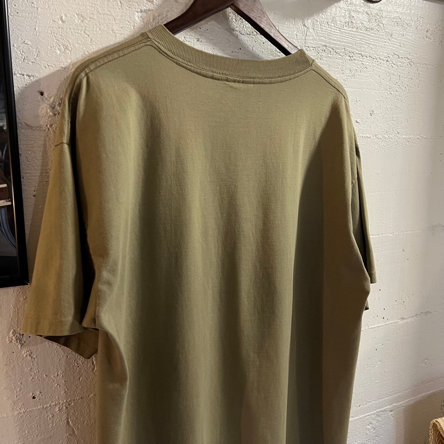 Vintage Lucky Strike Single Stitch Pocket T-Shirt - Size XL - Made In USA - Sage Green