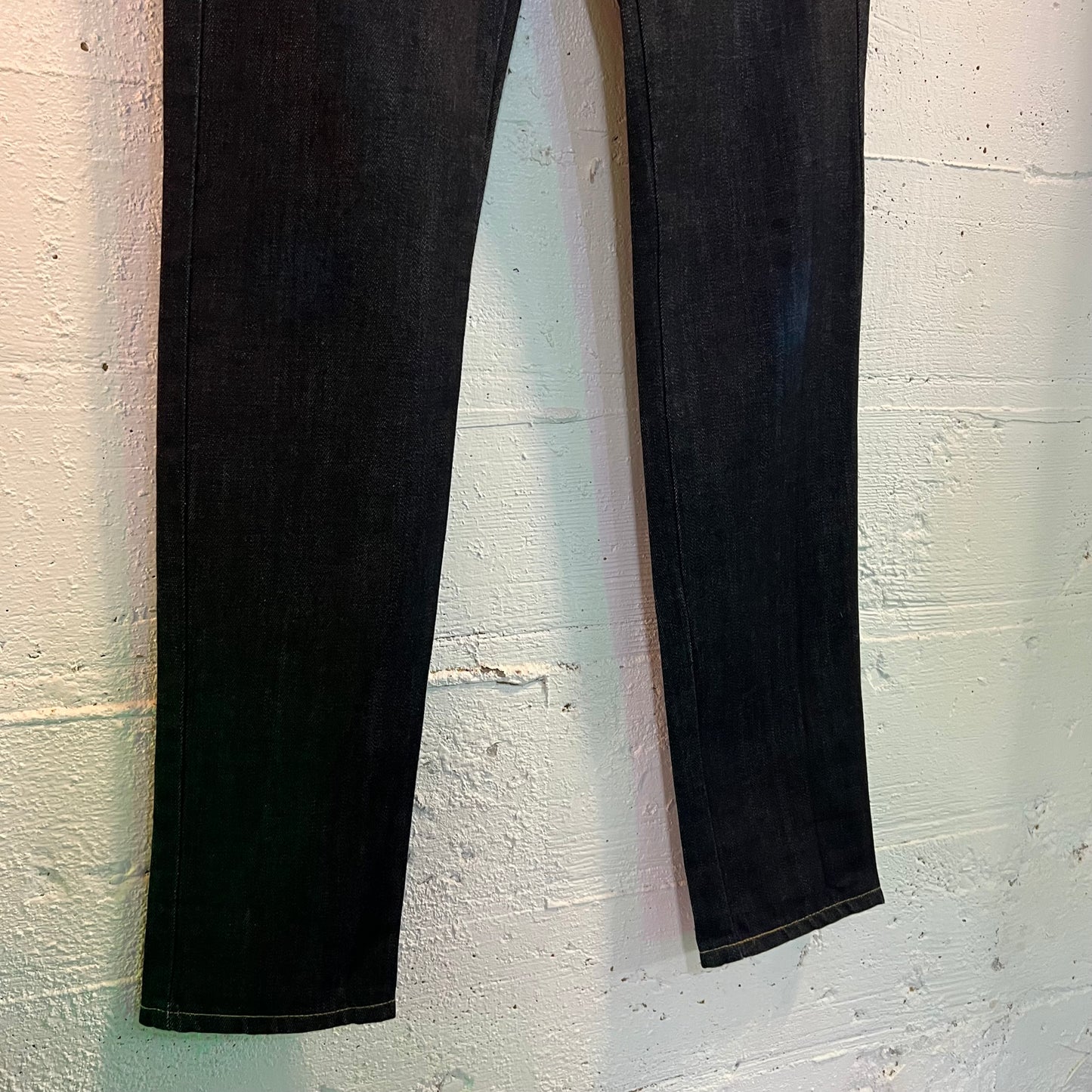 Naked & Famous Super Guy Standard Slub 13.5oz Raw Indigo Japanese Denim Jeans - Size 32" - Dark Indigo - 100% Cotton - Made In Canada