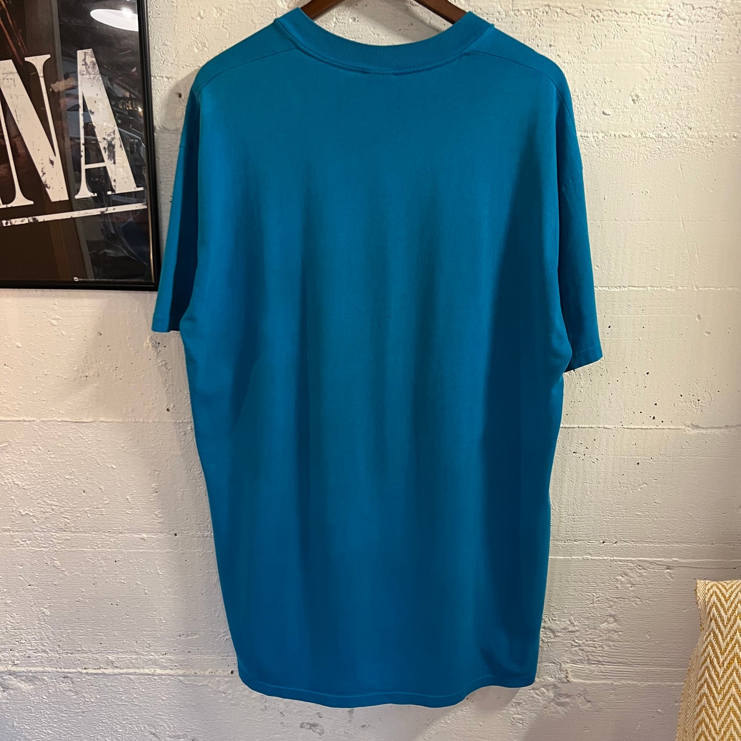Vintage 80’s Distressed University Of Hawaii Single Stitch T-Shirt - Size XL - Made In USA - Blue/White/Black