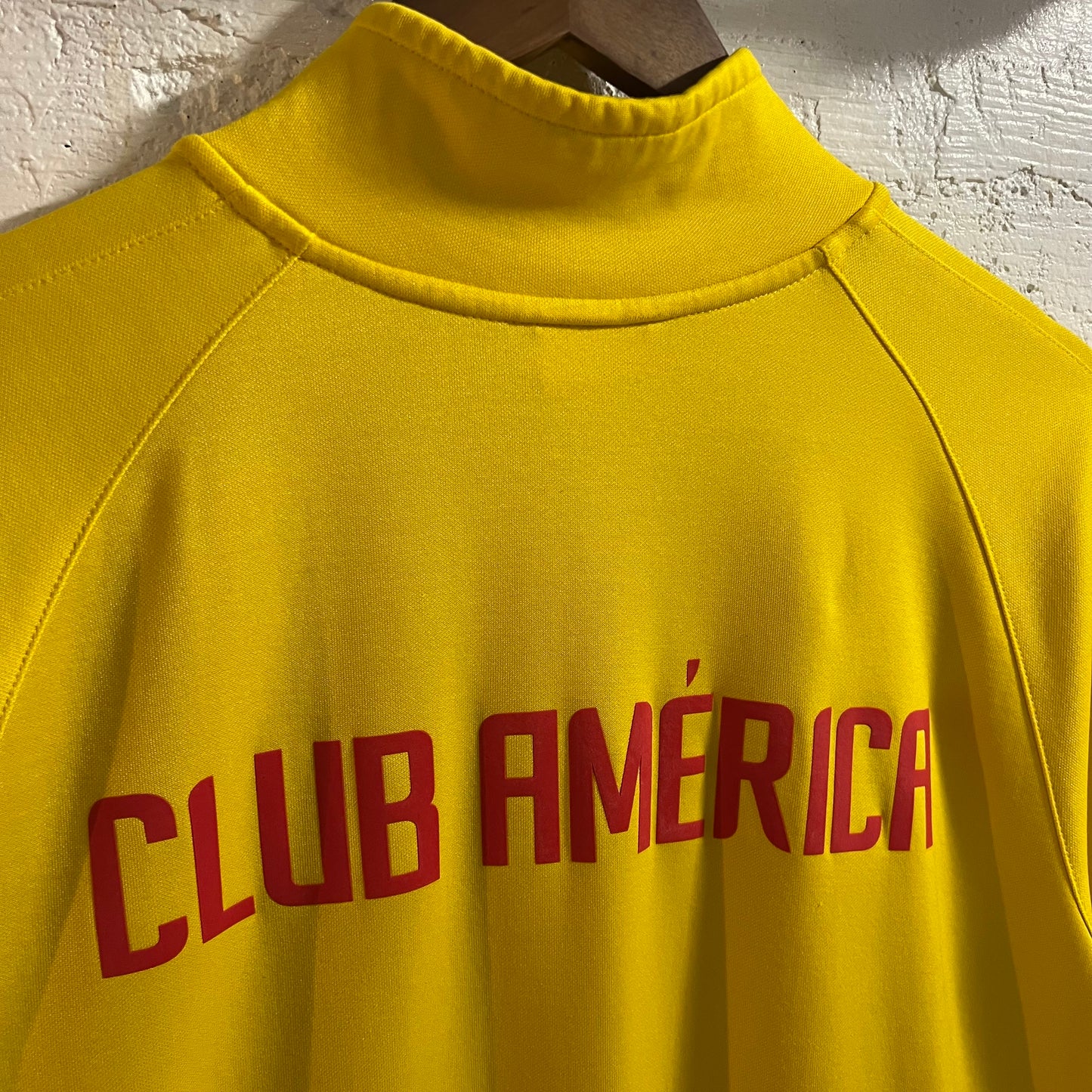 Vintage 2000's Nike Club América 'Las Águilas' Track Jacket - Size Medium - Yellow/Red