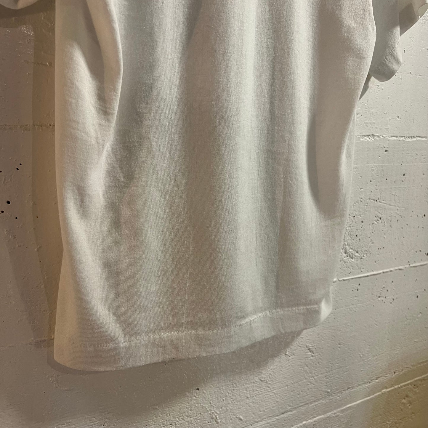Vintage 90’s Woodlawn Elementary Single Stitch Baby T-Shirt - Size Youth Medium - Made In USA - White/Green/Black