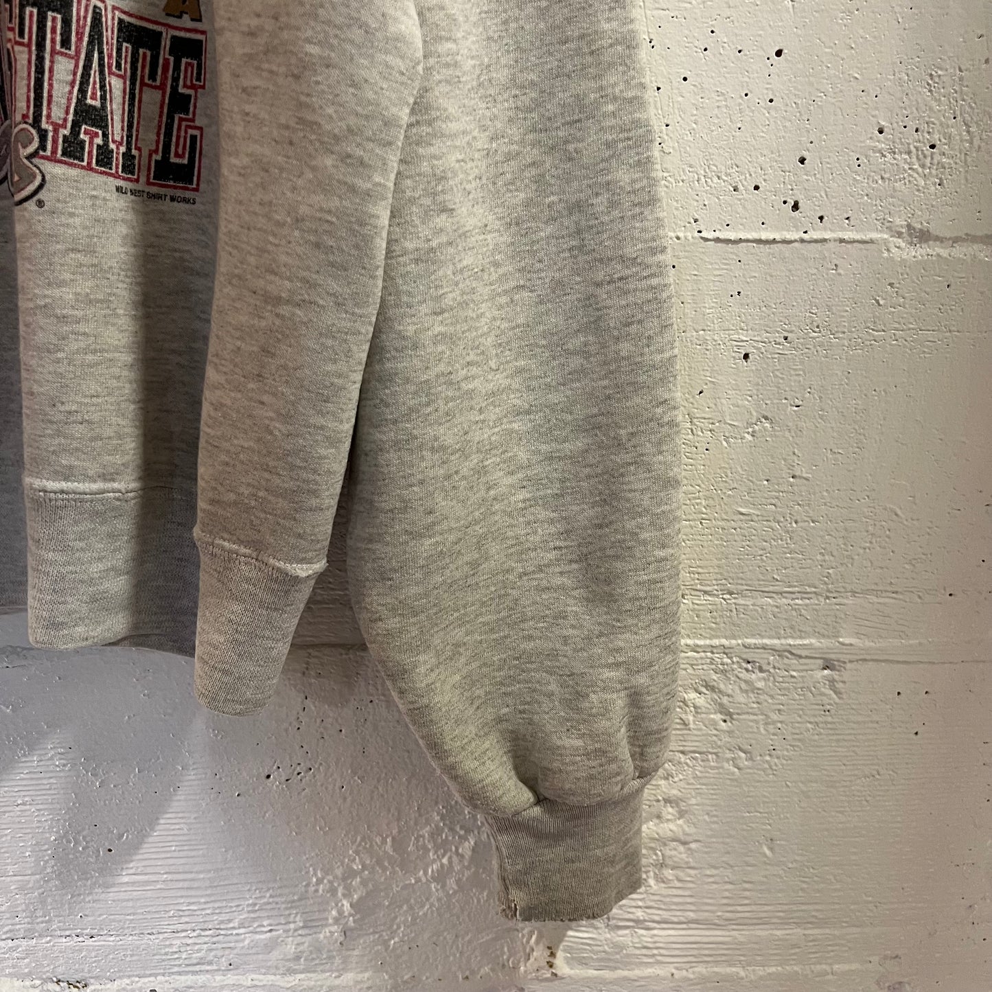 Vintage 1998 Distressed Washington State Cougars ‘Rose Bowl’ Graphic Crewneck Sweatshirt - Size Large - Made In USA - Heather Grey/Multi