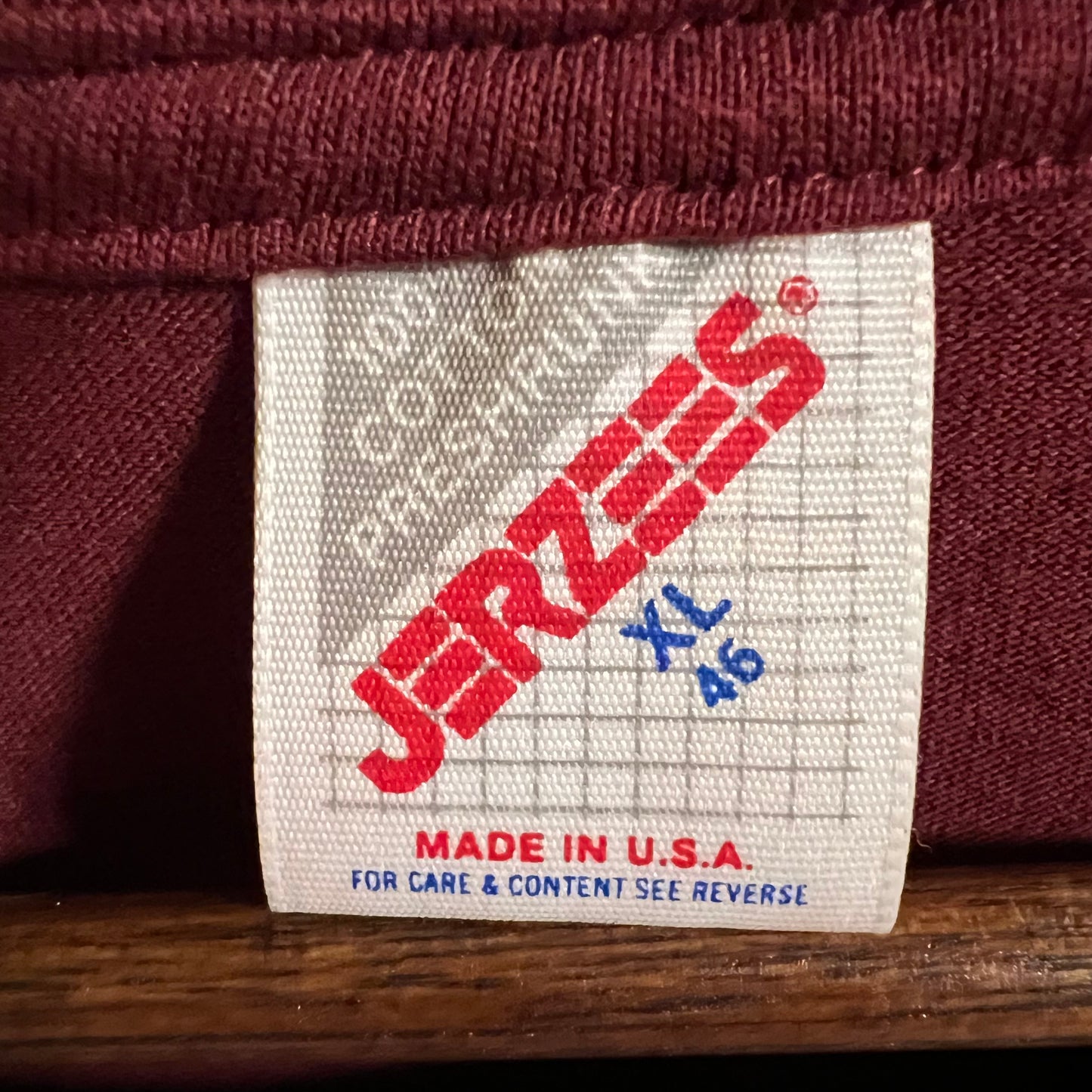 Vintage 1991 Long Beach Peninsula ‘Cranbeary’s’  Puff Print Graphic T-Shirt - Size XL - Made In USA - Maroon/Green/Pink