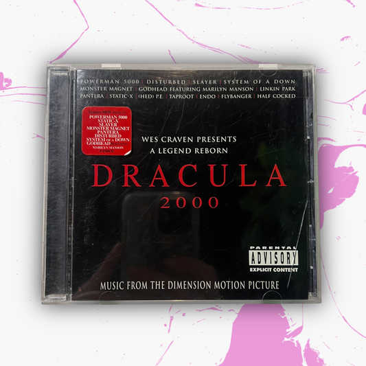 Vintage 2000 Wes Craven's Dracula 'Motion Picture Soundtrack' CD