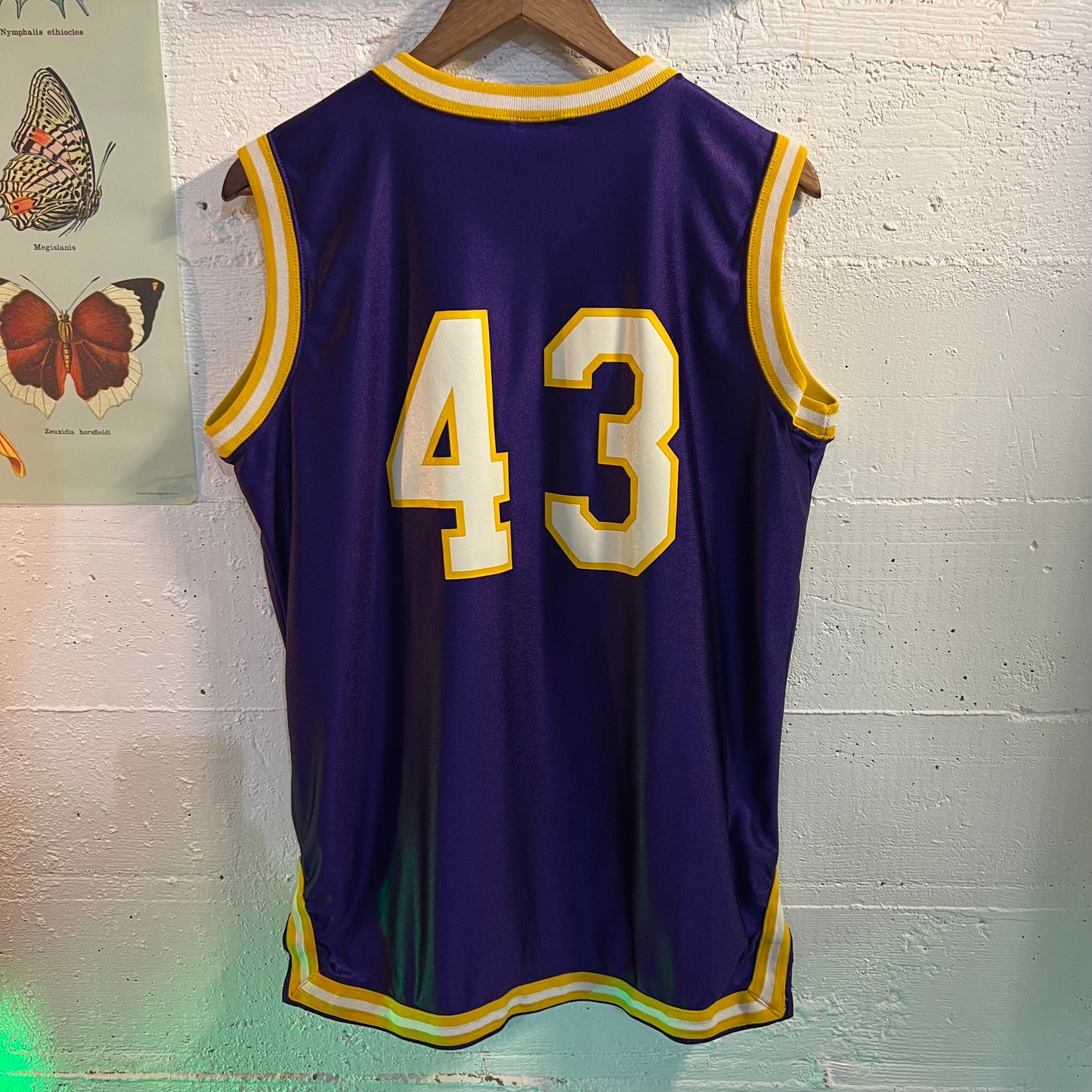 Vintage 80's/90's University Of Washington Huskies Rawlings Basketball Jersey - Size 40 (Large) - Made In USA