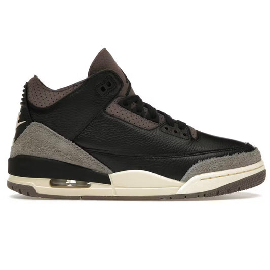 A Ma Maniére x Air Jordan 3 Retro OG SP 'While Your Were Sleeping' - Size 9.5M/11W - Black/Black-Flat Pewter