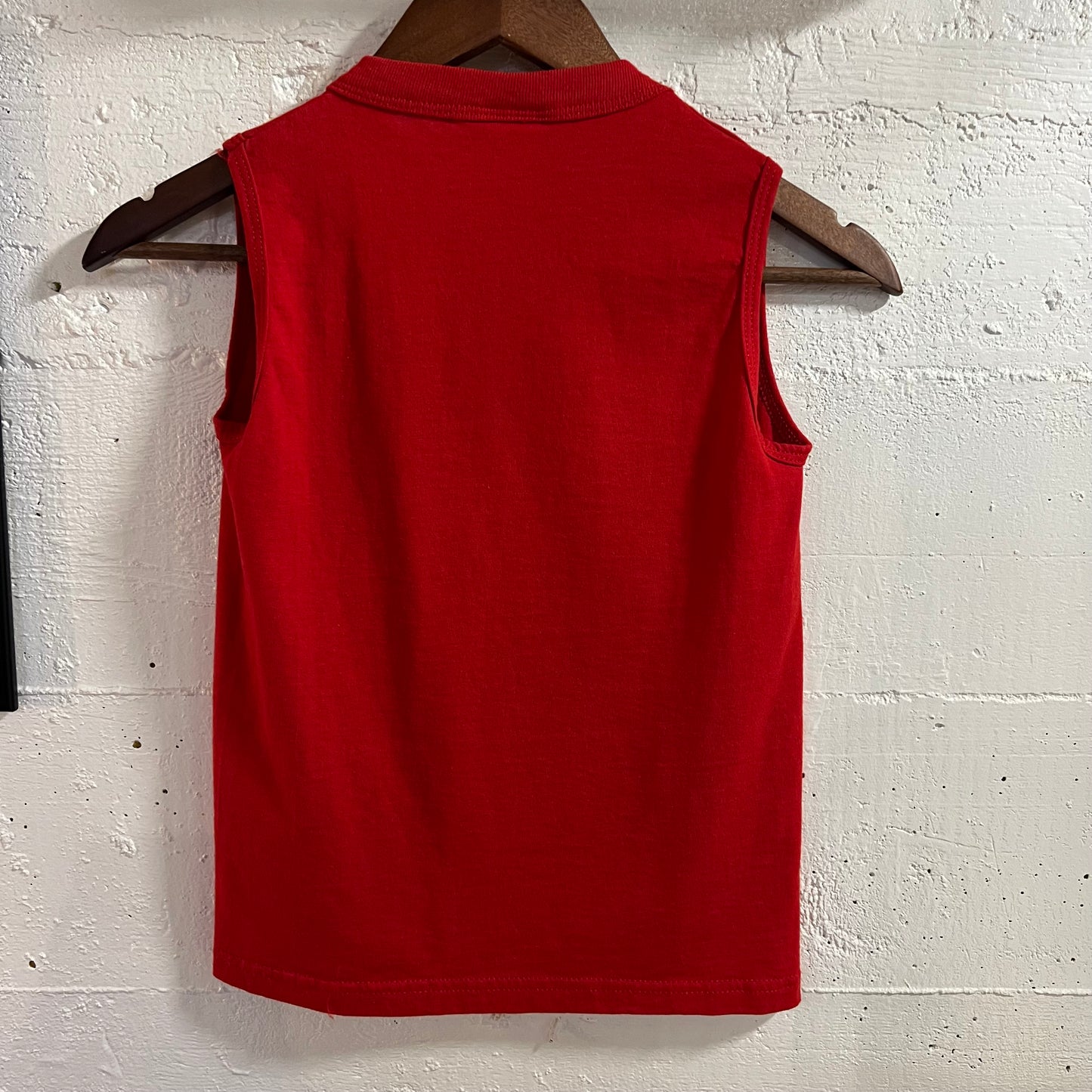Vintage 00’s OK Go Rock Band Tank Top Baby Tee - Size Small - Red/Yellow