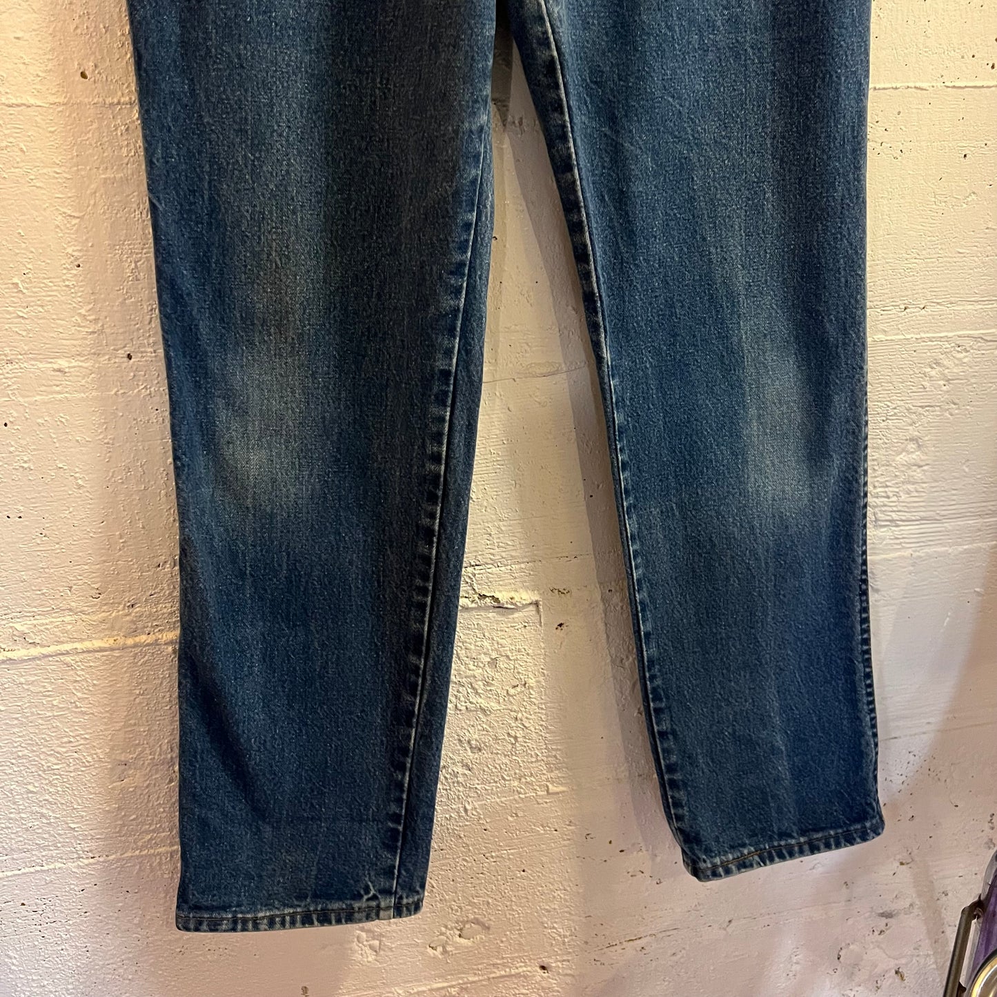 Vintage 90's Wrangler Women's Cowboy Cut High Rise Denim Jeans - Size 13/14 X 32 -  Made In USA - 12MWZG