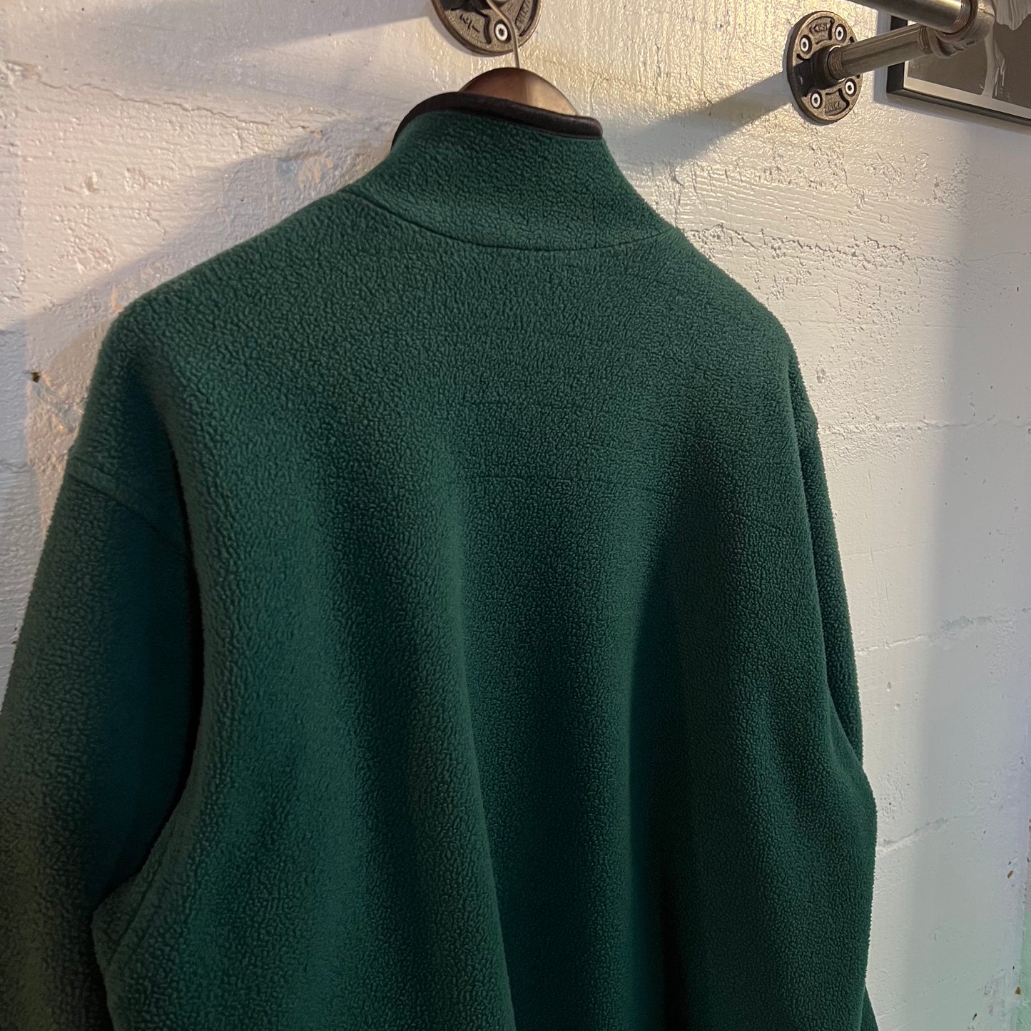 Vintage REI Polartec Zip Up Fleece Jacket - Size Large - Forest Green