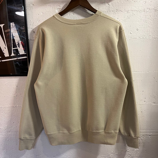 Vintage 90’s Embroidered Champion Crewneck Sweatshirt - Size Medium - Beige