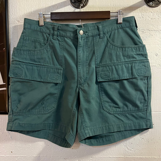 Vintage 90’s REI Cargo Hiking Shorts - Size 34 - Teal