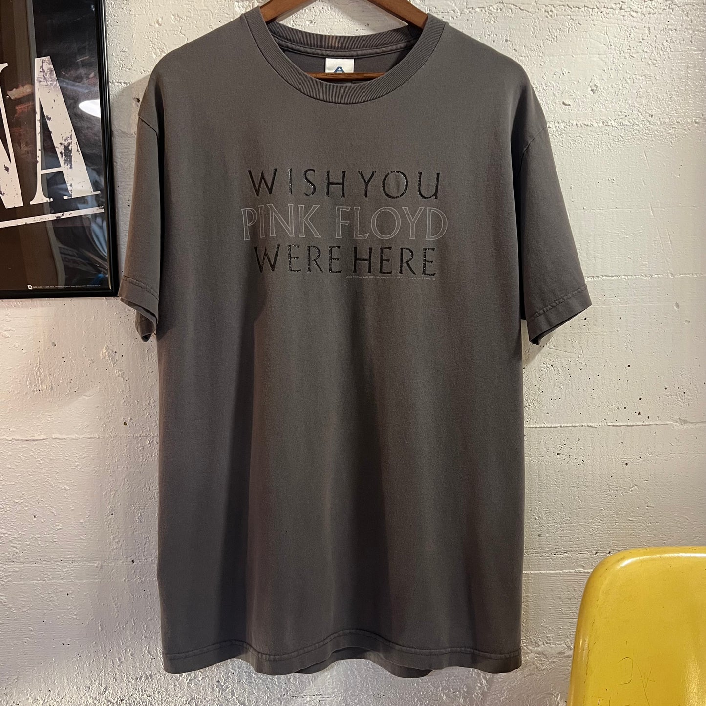Vintage 2005 Pink Floyd ‘Wish You Were Here’ Band T-Shirt - Size Large - Faded Black/Grey