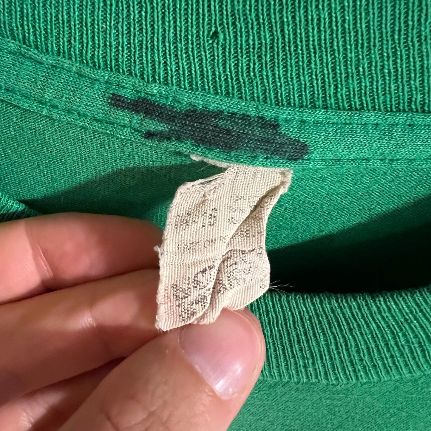 Vintage 80’s Screen Stars ‘Petting Zoo’ Single Stitch Baby T-Shirt - Size Youth Large - Made In USA - Green/White