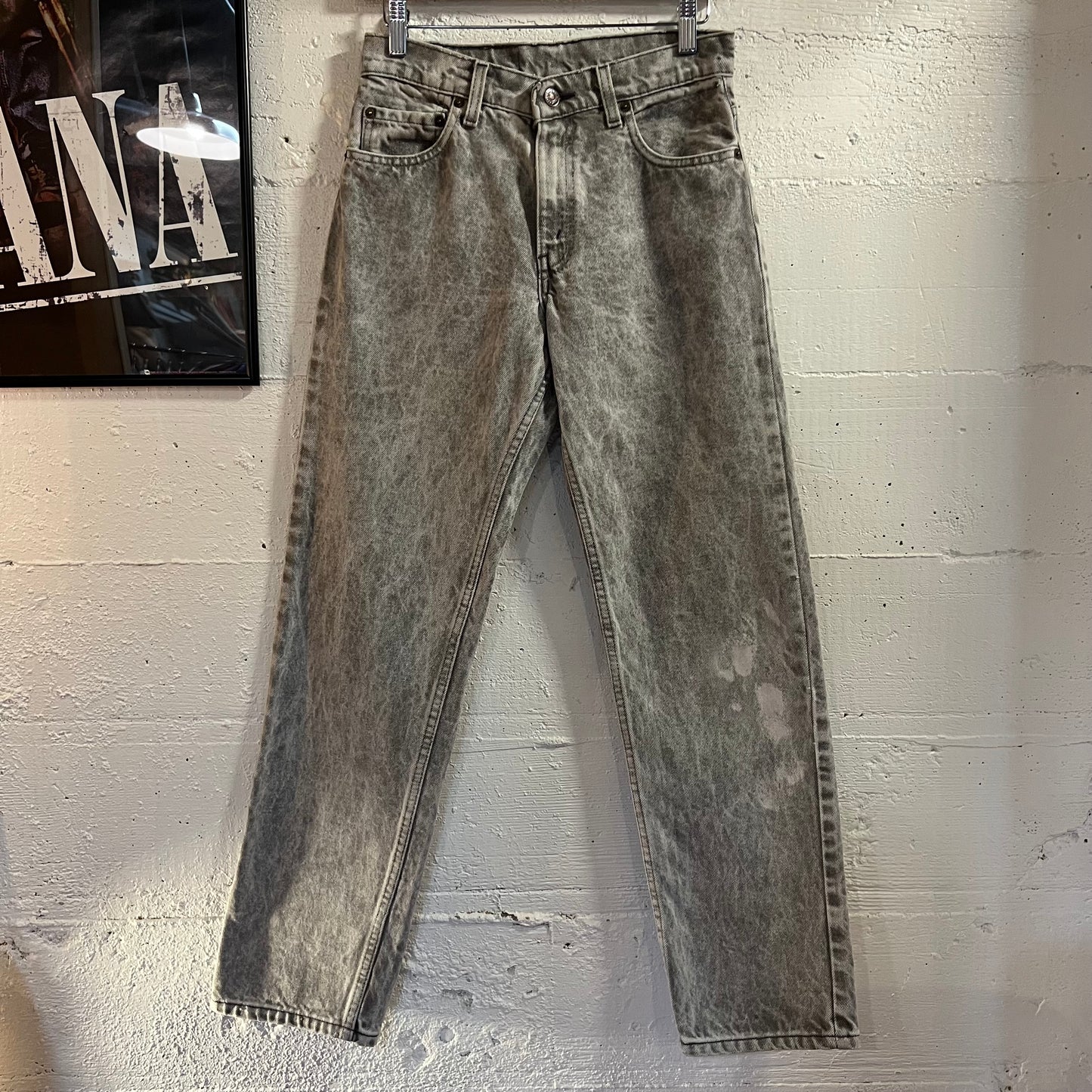 Vintage 90's Levi's 506 Acid Wash Straight Leg Denim Jean - Size 28" x 29.5" - Made In USA