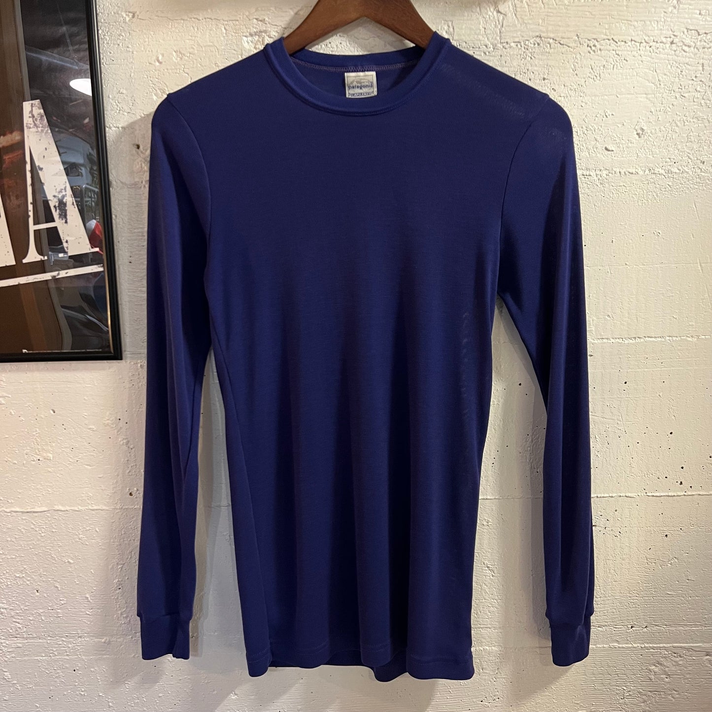 Vintage 90’s Patagonia Capilene Base Layer Long Sleeve Thermal Shirt - Size Small - Made In USA - Purple