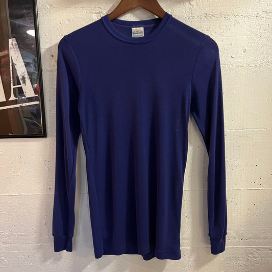 Vintage 90’s Patagonia Capilene Base Layer Long Sleeve Thermal Shirt - Size Small - Made In USA - Purple