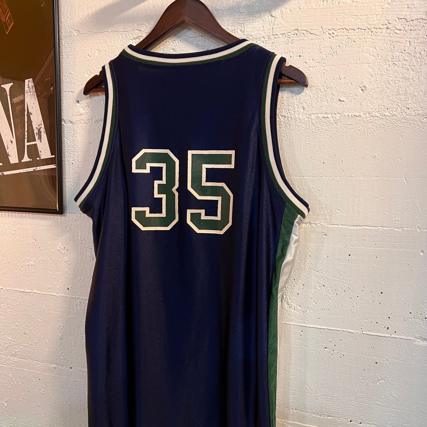 Vintage 90's Timberwolves #35 Basketball Jersey - Size Medium - Made In USA