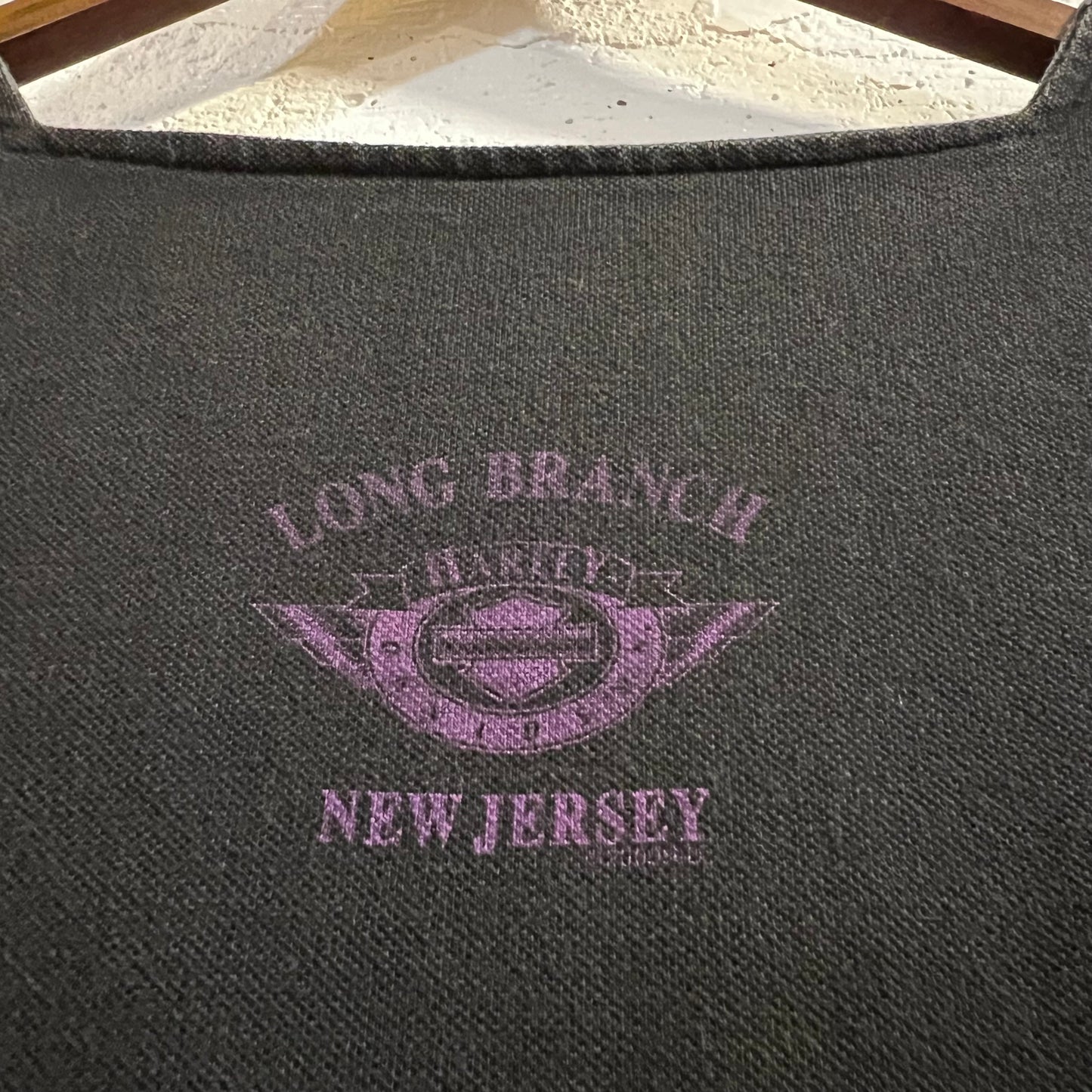Vintage 2000 Harley Davidson Womens Baby Tee - Size Small - Black/Purple