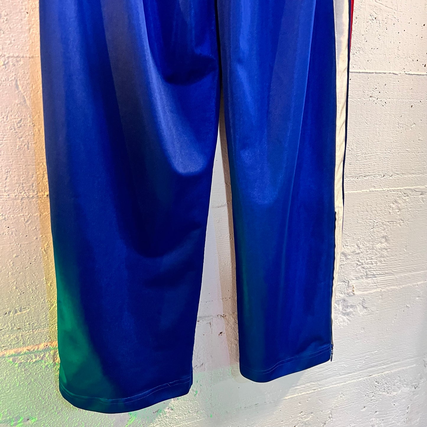 Vintage 2005 Adidas Striped Track Pants - Size 26"-28" - Red/White/Blue