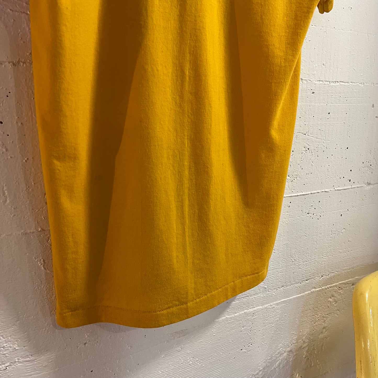 Vintage 90’s Arizona Cowboy Single Stitch Baby T-Shirt - Size Youth Large - Made In USA - Yellow/Multi