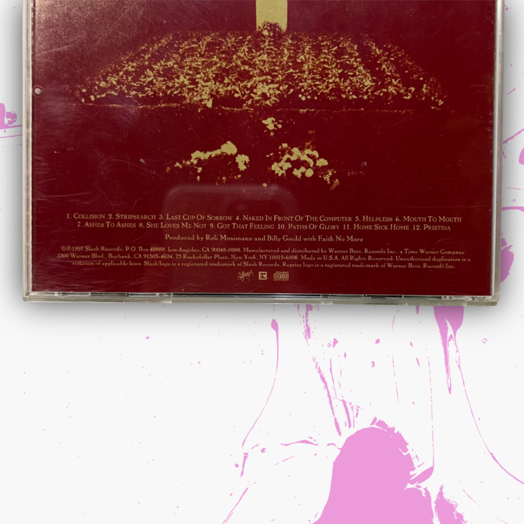 Vintage 1997 Faith No More 'Album Of The Year' CD