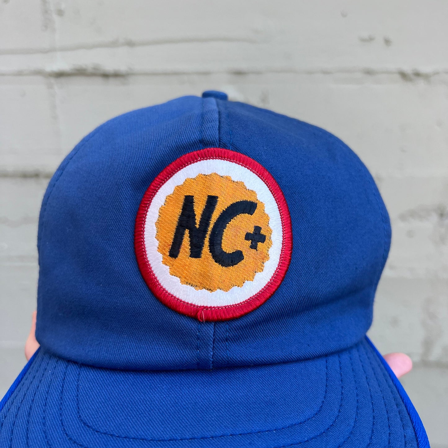 Vintage 1970's 2-Tone NC+ Union Made Mesh Trucker Cap - O/S - Made In USA