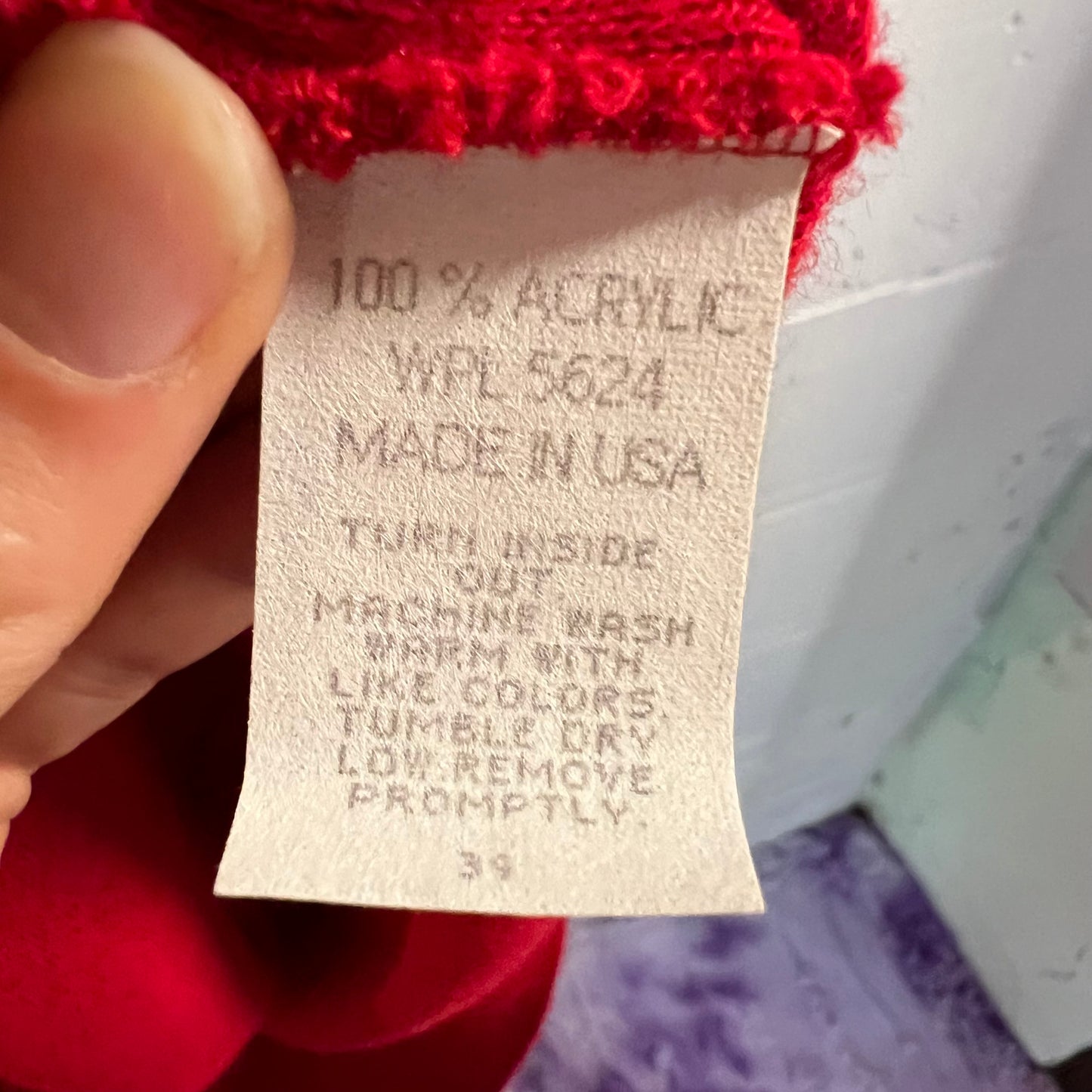 Vintage 90's Browning Embroidered Pine State V-Neck Sweater - Size XL - Made In USA - Red