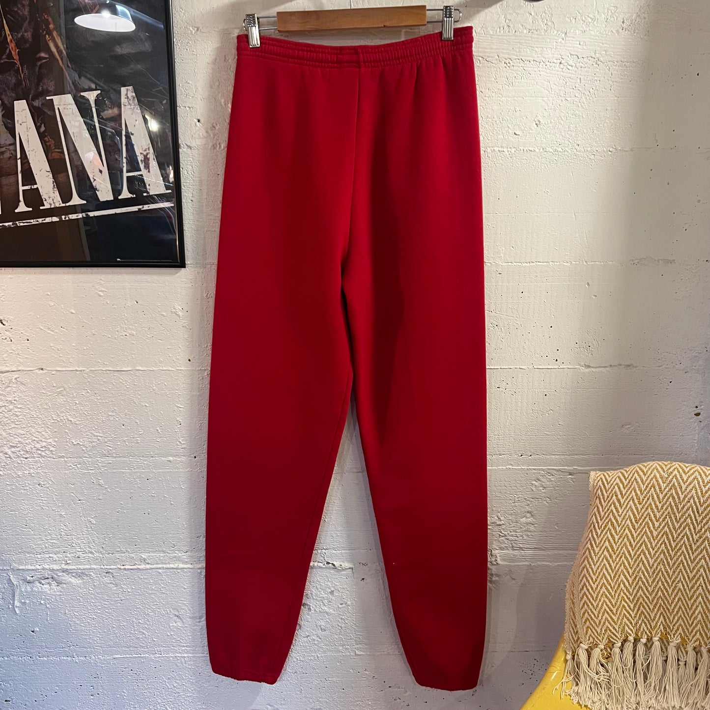 Vintage 90's JCPenney U.S. Olympics Cotton Blend Sweatpants - Size Medium - Made In USA - Red