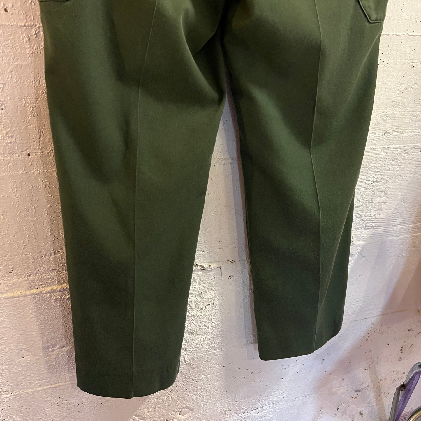 Vintage Flying Cross Olive Drab Tactical Cargo Pants - Size 35 - Cotton/Poly Blend - Olive Drab