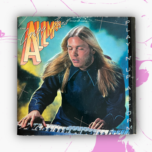Vintage 1977 The Gregg Allman Band ‘Playing Up A Storm’ Vinyl Record