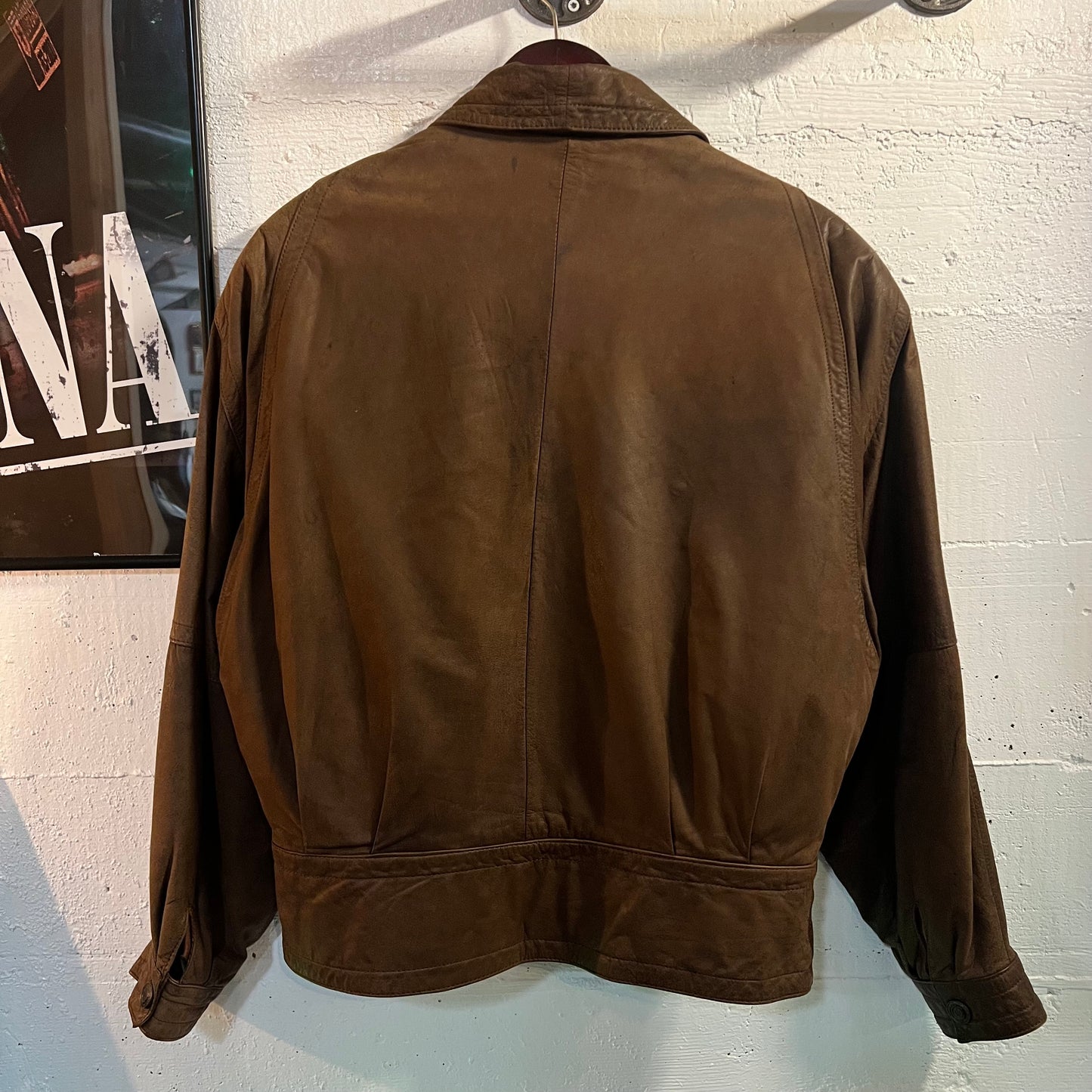 Vintage 1980's Adventure Abounds Soft Leather Jacket - Size Medium - Brown